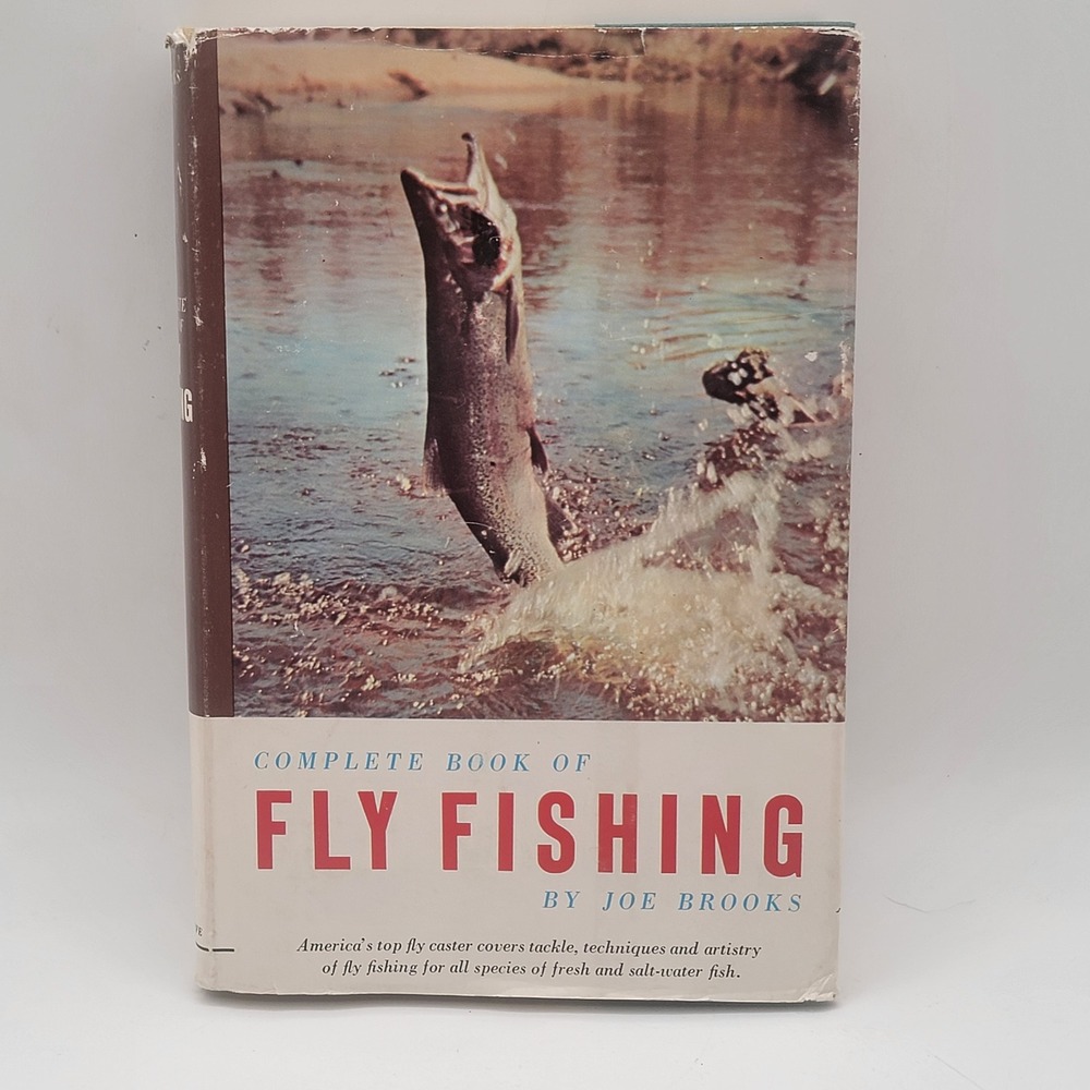 Joe Brooks Complete Book of Fly Fishing Hardcover 1966 4th Printing Vintage Good